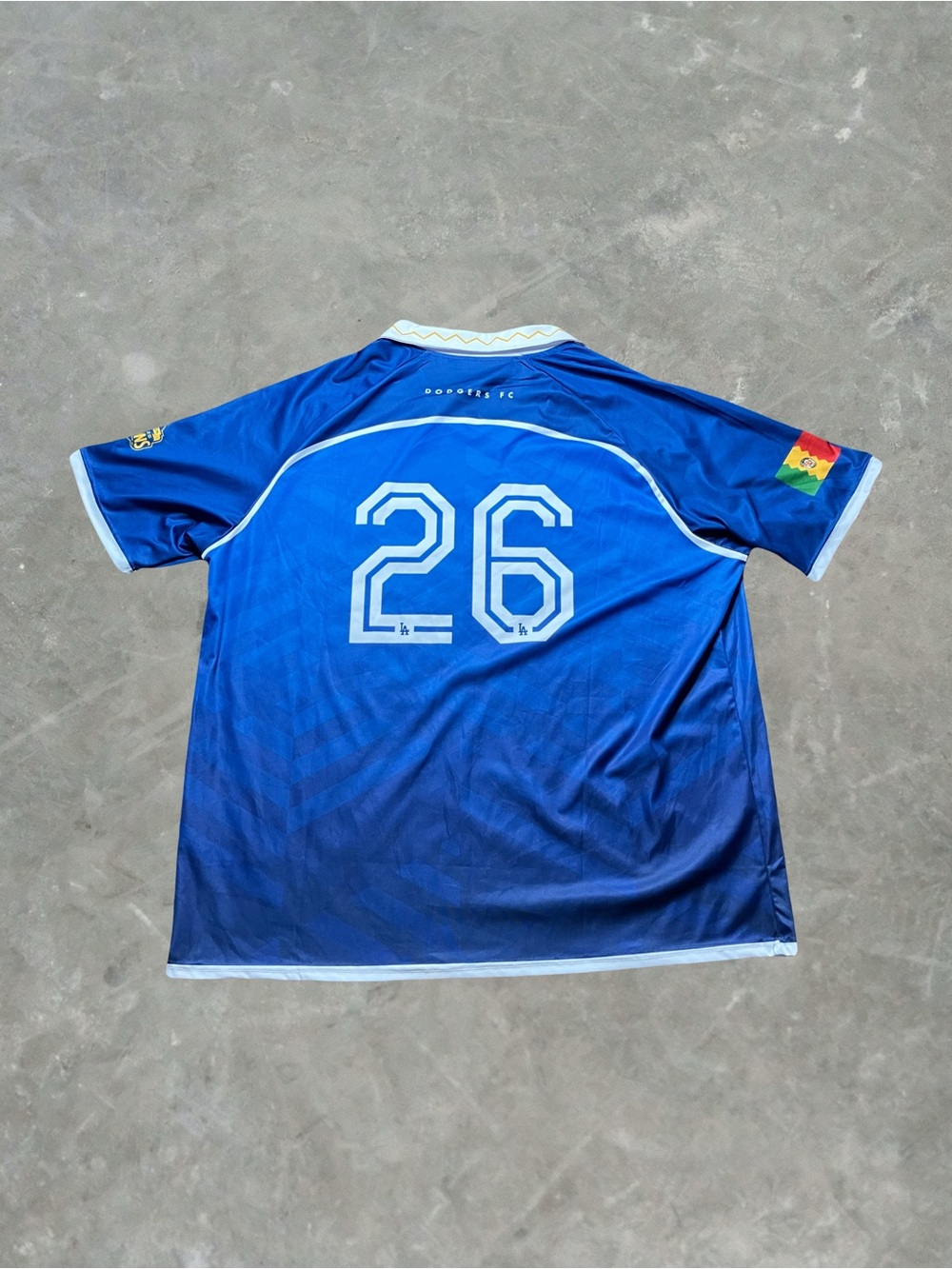 Los Angeles Dodgers Soccer Jersey Mens Size XL Blue MLB Baseball - Picture 2 of 8